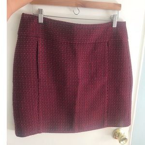 Ann Taylor Loft Plaid mini skirt